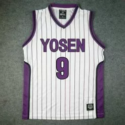 Cosplay&ware Anime Basketball Kuroko No Basuke Cosplay Yosen School 9 Murasakibara Atsushi Uniform Jersey Sportswear Top