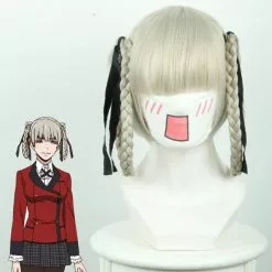 Cosplay&ware Anime Kakegurui Compulsive Gambler Momobami Kirari Cosplay Wig Heat Resistant Synthetic Hair Wigs & Cap