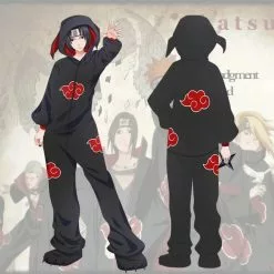 Cosplay&ware Anime Kurama Nine Tailed Fox Pajamas Cosplay Costume Adult Men Women Jumpsuits Flannel Home Sleepwear -Zentai shop online Anime Kurama Nine Tailed Fox Pajamas Cosplay Costume Adult Men Women Jumpsuits Flannel Home Sleepwear.jpg 640x640q80.jpg