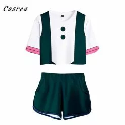COSREA Anime My Hero Academia Cosplay Two Piece Sets Women Sexy T Shirt Shorts Boku No Gym Uniform Tracksuit Girls -Zentai shop online Anime My Hero Academia Cosplay Two Piece Sets Women Sexy T Shirt Shorts My Boku No 3.jpg 640x640q80 3.jpg 3