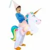 Cosplay&ware Anime Purim Mascot Unicorn Inflatable Costume Halloween Cosplay Costumes Christmas Carnival Party Dress Suit For Adult Kids