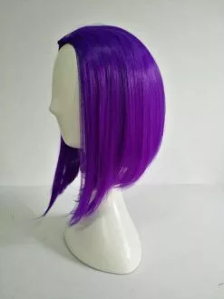 Cosplay&ware Anime Raven Cosplay Wigs 35cm Bob Purple Short Heat Resistant Synthetic Hair Perucas Wig & Cap -Zentai shop online Anime Raven Cosplay Wigs 35cm Bob Purple Short Heat Resistant Synthetic Hair Perucas Cosplay Wig Wig 3.jpg 640x640q80 3.jpg 3