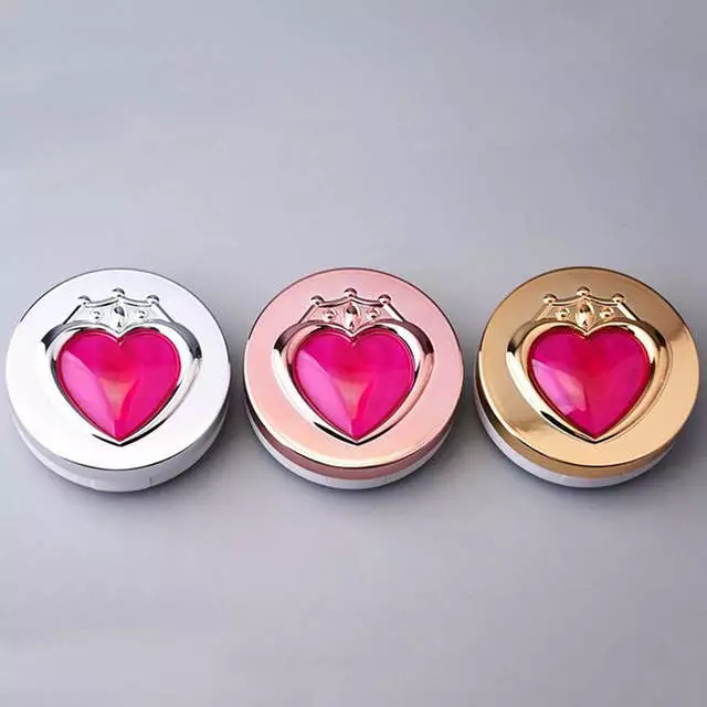 Cosplay&ware Anime Sailor Moon Cosplay Heart Round Contact Lenses Box Travel Glasses Lens Case Holder Women Christmas 3 Cosplay&ware Anime Sailor Moon Cosplay Heart Round Contact Lenses Box Travel Glasses Lens Case Holder Women Christmas - Image 3
