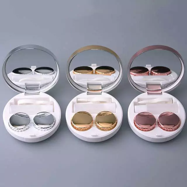 Cosplay&ware Anime Sailor Moon Cosplay Heart Round Contact Lenses Box Travel Glasses Lens Case Holder Women Christmas 4 Cosplay&ware Anime Sailor Moon Cosplay Heart Round Contact Lenses Box Travel Glasses Lens Case Holder Women Christmas - Image 4