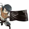 Eaincos Anime Shingeki No Kyojin Attack On Titan Deluxe Edition Cosplay Costumes Unisex Chocolate Pu Leather Apron Belt Skirt