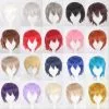Cosplay&ware Anime Synthetic Hair Short Wavy Men Wig Cosplay Universal Bangs Wigs Halloween Accessories