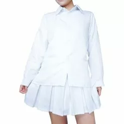 Liser Anime The Promised Neverland Emma Cosplay Costume Shirt Skirt Norman School Uniforms Pants Set Wig