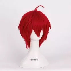 Cosplay&ware Assassination Classroom Akashi Seijuro Cosplay Wigs Short Flame Red Heat Resistant Synthetic Hair Wig & Cap -Zentai shop online Assassination Classroom Karma Akabane Akashi Seijuro Cosplay Wigs Short Flame Red Heat Resistant Synthetic Hair Wig 3.jpg 640x640q80 3.jpg 3