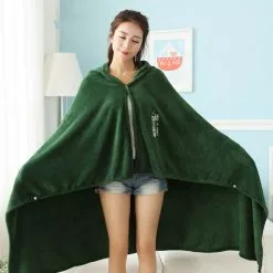 HaiCospl Attack On Titan Cloak Green Blanket Flannel Cosplay Costume Of Corps Hoodie Shingeki No Kyojin Survey -Zentai shop online Attack on Titan Cloak Green Blanket Flannel Cosplay Costume Chief of Investigation Corps Hoodie Shingeki No 2.jpg 640x640q80 2.jpg 2
