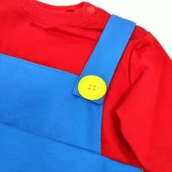 Cosplay&ware Baby Mario Costume Halloween Romper & Hat Jumpsuit Toddllers Cosplay -Zentai shop online Baby Mario Costume Halloween Costume Romper hat jumpsuit Costume toddllers Cosplay 2.jpg 640x640q80 2.jpg 2