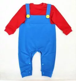 Cosplay&ware Baby Mario Costume Halloween Romper & Hat Jumpsuit Toddllers Cosplay -Zentai shop online Baby Mario Costume Halloween Costume Romper hat jumpsuit Costume toddllers Cosplay 3.jpg 640x640q80 3.jpg 3