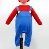 Cosplay&ware Baby Mario Costume Halloween Romper & Hat Jumpsuit Toddllers Cosplay
