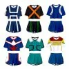 MicroPlush Boku No Hero Academia Uniform Bakugou Katsuki Iida Tenya Todoroki Shouto Cosplay Costume My Sportswear Tops &