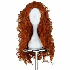 Cosplay&ware Cosplay Wig Long Curly Role Play Halloween Hair Women Costume -Zentai shop online Brave Merida Cosplay Wig Long Curly Role Play Wig Halloween Hair Halloween Women Wig Costume Cosplay 3.jpg 640x640q80 3.jpg 3