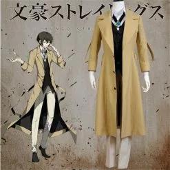 Novedan Bungo Stray Dogs Dazai Osamu Cosplay Anime Costume Long Jacket Coat Suit Adult Men Halloween Christmas -Zentai shop online Bungo Stray Dogs Dazai Osamu Cosplay Anime Costume Long Jacket Coat Suit Adult Men Halloween Christmas 2.jpg 640x640q80 2.jpg 2