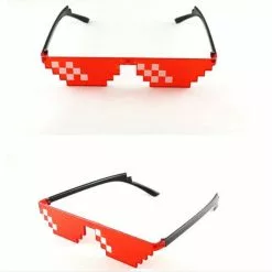 Cosplay&ware Celldeal Men Women 8 Bit Coding Pixel Thug Life Mosaic Glasses Sunglasses Trendy Cool Super Party Funny Vintage Shades Eyewear -Zentai shop online CellDeal Men Women 8 Bit Coding Pixel Thug Life Mosaic Glasses Sunglasses Trendy Cool Super Party 2.jpg 640x640q80 2.jpg 2