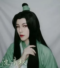 Cosfans Chinese Novel The Scum Self Shen Qingqiu Cosplay Unisex Hanfu Dress Women Anime Halloween Costume Wig Fan -Zentai shop online Chinese Novel The Scum Villain s Self Shen Qingqiu Cosplay Unisex Hanfu Dress Women Anime Halloween 2.jpg 640x640q80 2.jpg 2