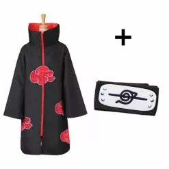 Cosplay&ware Cloak Akatsuki Cosplay Costumes Anime Coat Deidara Red Cloud Robe -Zentai shop online Cloak Akatsuki Cosplay Costumes Anime Coat Mantle Deidara Red Cloud Robe 2.jpg 640x640q80 2.jpg 2