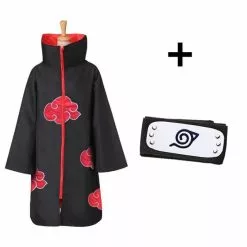 Cosplay&ware Cloak Akatsuki Cosplay Costumes Anime Coat Deidara Red Cloud Robe -Zentai shop online Cloak Akatsuki Cosplay Costumes Anime Coat Mantle Deidara Red Cloud Robe 3.jpg 640x640q80 3.jpg 3
