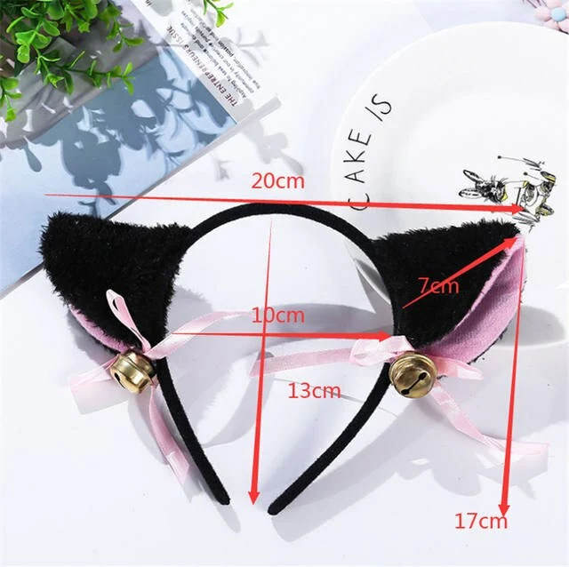 Cosplay&ware Cosplay Headwear Masquerade Halloween Cat Ears Cartoon Headband Anime Costume Birthday Party Hair Accessories 6 Cosplay&ware Cosplay Headwear Masquerade Halloween Cat Ears Cartoon Headband Anime Costume Birthday Party Hair Accessories - Image 6
