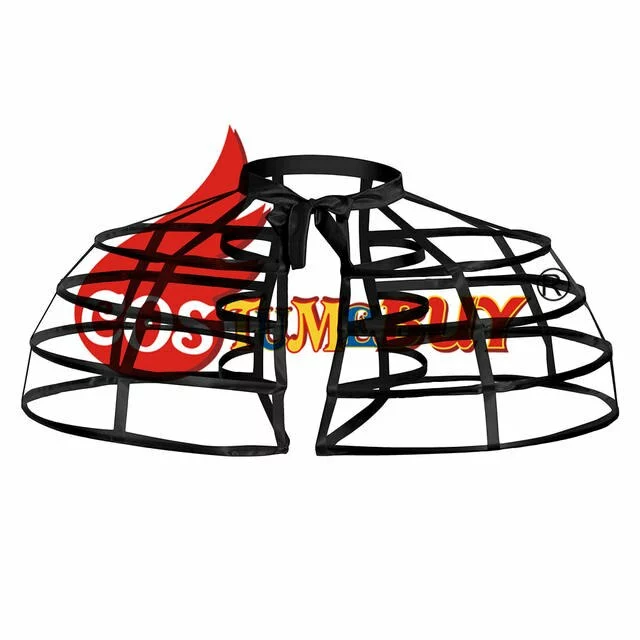Costumebuy Women Hollow Short Bird Cage Petticoat Cosplay Hoops Wedding Prom Crinoline Slip Vintage Rococo Underskirt 2 Costumebuy Women Hollow Short Bird Cage Petticoat Cosplay Hoops Wedding Prom Crinoline Slip Vintage Rococo Underskirt - Image 2