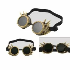 NoEnName_Null Danganronpa V3 Iruma Miu Cosplay Glasses Props Gothic Rivet Steampunk Goggles -Zentai shop online Danganronpa V3 Iruma Miu Cosplay Glasses Props Gothic Rivet Steampunk Goggles Glasses 3.jpg 640x640q80 3.jpg 3