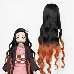 Cosplay&ware Demon Slayer Kimetsu No Yaiba Kamado Nezuko Cosplay Wig Heat Resistant Synthetic Hair Wigs & Cap Bamboo Props Sealing Stick -Zentai shop online Demon Slayer Kimetsu no Yaiba Kamado Nezuko Cosplay Wig Heat Resistant Synthetic Hair Wigs Wig Cap 3.jpg 640x640q80 3.jpg 3