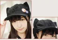 THE COS WORLD Eva Asuka Cat Ear Polar Fleece Hat Cap Baseball Anime Cosplay Accessories -Zentai shop online EVA Shikinami Asuka Rangure Cat Ear Polar Fleece Hat Peak Cap Baseball Cap Anime Cosplay Accessories 1.jpg 640x640q80 1.jpg 1
