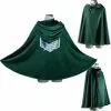 OllyMurs Fashion Anime No Kyojin Cloak Cape Clothes Cosplay Costume Fantasia Attack On Titan Plus Halloween Party Accessories Gift