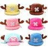 Cosplay&ware Funny Anime Hats One Piece 2 Years Later Cap Japanese Cartoon Cosplay Plush Winter Hat Women Gifts Halloween Gift