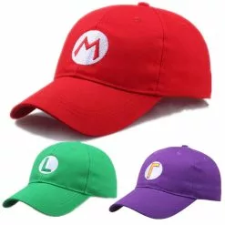 Cosplay&ware Game Super Luigi Bros Sun Hats Cosplay Baseball Cap Prop