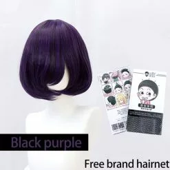 Hsiu Cosplay Wig Synthetic Short Bob Straight Hair Golden Pink Red Blue Purple For Women 35cm 23 Color Wigs & Free Cap -Zentai shop online HSIU cosplay wig Synthetic wig short bob wig straight hair Golden pink red blue purple for 3.jpg 640x640q80 3.jpg 3