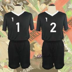 Novedan Haikyu Haikyuu Inarizaki High School Miya Atsumu Cosplay Costume Black Suit Uniform Anime Volleyball Jersey Sportswear -Zentai shop online Haikyu Haikyuu Inarizaki High School Miya Atsumu Cosplay Costume Black Suit Uniform Anime Volleyball Jersey Sportswear 4.jpg 640x640q80 4.jpg 4