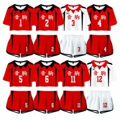 Cosplay&ware Haikyuu Kozume Kenma Shirt Shorts Cosplay Costume Uniform Sports Women Men High School Volleyball Club