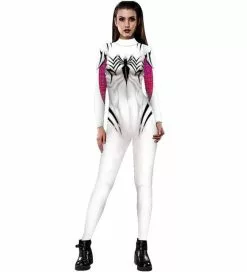 Daliclown Halloween Women Leotard Costume Sexy Female Anime Cosplay Super Hero Fancy Outfits Jumpsuits -Zentai shop online Halloween Women Leotard Costume Sexy Female Anime Cosplay Super Hero Fancy Outfits Jumpsuits 3.jpg 640x640q80 3.jpg 3