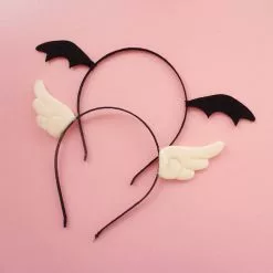 LILICOCHAN Handmade Kawaii Black Devil White Angel Hairpin Headband Sexy Cosplay Accessories Hair Hoops Lady Lovely Kitten Headdress