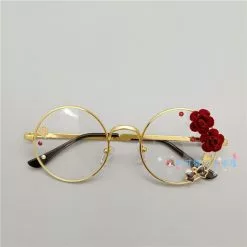 Cosplay&ware Handmade Lolita Frame Harajuku Round Glasses Black Silver Bronze Golden Rose Sakura Star Moon Fairy Rabbit Fashion -Zentai shop online Handmade Lolita Eyeglass Frame Harajuku Round Glasses Black Silver Bronze Golden Rose Sakura Star Moon Fairy 5.jpg 640x640q80 5.jpg 5