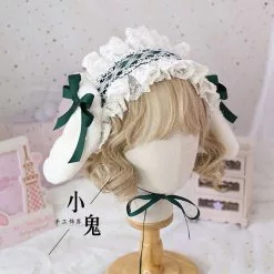 Cosplay&ware Handmade Plush Lop Ear Detachable Hair Band Soft Girl Kawaii Bunny Lolita Lace Bowknot Headwear Kc Accessories -Zentai shop online Handmade Plush Lop Ear Detachable Hair Band Soft Girl Kawaii Bunny Hair band Lolita Lace Bowknot 2.jpg 640x640q80 2.jpg 2