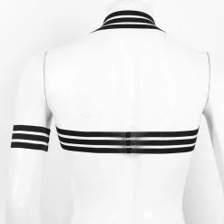YiZYiF Harness Men Elastic Straps Shoulder Chest Muscle Belt With Armband For Cosplay Role Fancy Club Party Costume Belts -Zentai shop online Harness Men Elastic Straps Shoulder Chest Muscle Harness Belt With Armband For Cosplay Role Paly Fancy 3.jpg 640x640q80 3.jpg 3