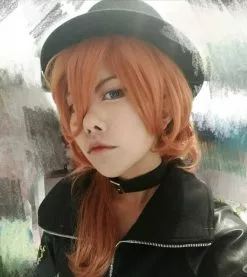 Cosplay&ware Anime Bungo Stray Dogs Chuya Nakahara Chuuya Cosplay Wig Heat Resistant Synthetic Hair Wigs & Cap -Zentai shop online High Quality Anime Bungo Stray Dogs Chuya Nakahara Chuuya Cosplay Wig Heat Resistant Synthetic Hair Wigs 4.jpg 640x640q80 4.jpg 4
