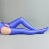 Liser Novel Sexy Lycra Spandex Hollow Out Socks Halloween Zentai Suit For Women