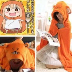 Novedan Himouto Umaru-chan Cloak Anime Umaru Chan Doma Cosplay Costume Flannel Cloaks Blanket Soft Cape Hoodie