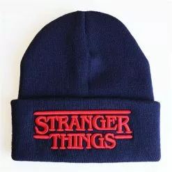 Esihou Hot Movie Stranger Things Knitted Hat Embroidery Fashion Black Keep Warm Wool Cap Autumn Winter Gift -Zentai shop online Hot New Movie Stranger Things Knitted Hat Embroidery Fashion Black Keep Warm Wool Cap Autumn Winter 3.jpg 640x640q80 3.jpg 3