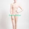 CosplayZentai Hot Light Flesh Spandex Zentai Bodysuits Halloween Costumes With Toes Catsuit