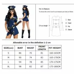 Cosplay&ware Hot Sexy Police Woman Officer Uniform Costume Halloween Clubwear Zipper Erotic Outfit Cosplay Carnival Fancy Party Dress -Zentai shop online Hot Sexy Police Woman Officer Uniform Costume Halloween Clubwear Zipper Erotic Outfit Cosplay Carnival Fancy Party 3.jpg 640x640q80 3.jpg 3