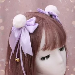 Cosplay&ware Lolita Headwear Cosplay Kawaii Cat Ears Headband Hair Clip Accessories Ties Bunny Designer