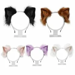 Cosplay&ware Lovely Animal Faux Fur Wolf Ears Headband Realistic Furry Fluffy Hair Hoop Lolita Anime Masquerade Cosplay Costume -Zentai shop online Lovely Animal Faux Fur Wolf Ears Headband Realistic Furry Fluffy Hair Hoop Lolita Anime Masquerade Cosplay 1.jpg 640x640q80 1.jpg 1