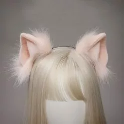 Cosplay&ware Lovely Animal Faux Fur Wolf Ears Headband Realistic Furry Fluffy Hair Hoop Lolita Anime Masquerade Cosplay Costume -Zentai shop online Lovely Animal Faux Fur Wolf Ears Headband Realistic Furry Fluffy Hair Hoop Lolita Anime Masquerade Cosplay 4.jpg 640x640q80 4.jpg 4
