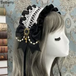 Cosplay&ware Lovely Sweet Hair Hoop Anime Maid Cosplay Headband Lolita Lace Flower Headwear Accessory Hand Made -Zentai shop online Lovely Sweet Hair Hoop Anime Maid Cosplay Headband Lolita Lace Flower Headwear Hair Accessory Hand made 4.jpg 640x640q80 4.jpg 4