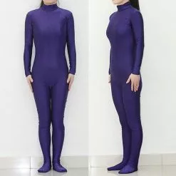 Cosplay&ware Lycra Womens Long Sleeve Black Unitard Mock Neck Hoodless Spandex Dance Zentai Bodysuit Full Body Tight Skin Suits For Cosplay -Zentai shop online Lycra Womens Long Sleeve Black Unitard Mock Neck Hoodless Spandex Dance Zentai Bodysuit Full Body Tight 2.jpg 640x640q80 2.jpg 2